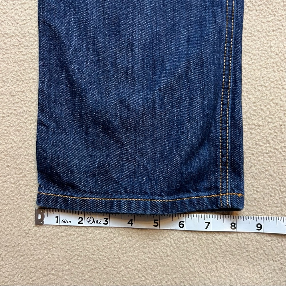 Kimes Ranch Jeans Mens 33x32 Cal Straight Leg Blue Dark Wash Western Denim USA - Picture 3 of 8